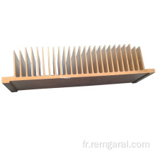 Radiateur en aluminium d&#39;anodisé personnalisé